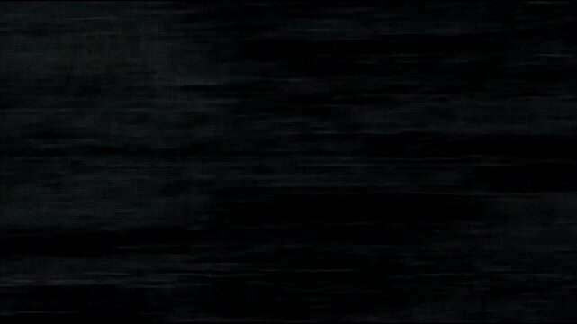 Glitch animation with layered wave distortions and bursts of fragmented pixels