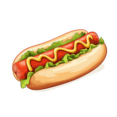 Classic Hot Dog with Mustard