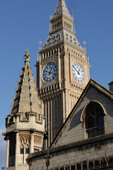 London, UK, Big Ben the Great Bell of the Great Clock of Westminster