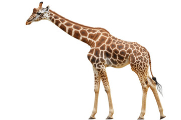 Fototapeta premium giraffe png isolated on transparent background