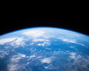 Fototapeta premium breathtaking view of the earth from space