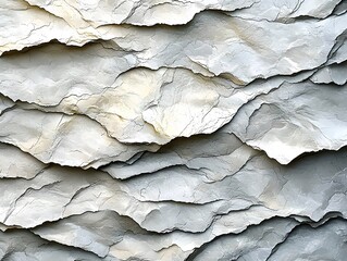 Abstract texture of layered, light-toned stone, showcasing intricate patterns and soft color variations, creating a calm, natural aesthetic perfect for backgrounds.