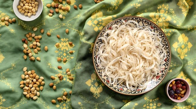 Traditional Pashmak &ndash; Sweet Sugar Strands (Uzbekistan Cuisine)