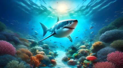 Fototapeta premium fish in aquarium