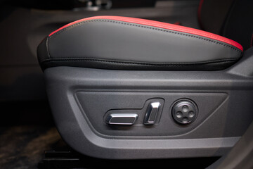 Explore the intricate functions of premium luxury car seat control buttons in detail