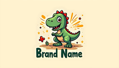 Obraz premium Cartoon mascot animal logo design