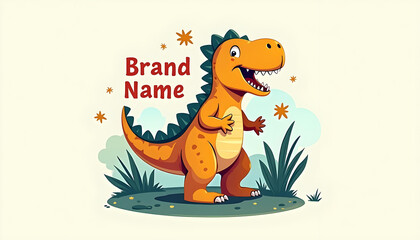 Obraz premium Cartoon mascot logo design