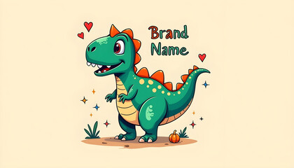 Obraz premium Cartoon mascot logo design