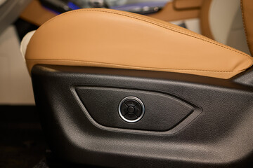 Explore the intricate functions of premium luxury car seat control buttons in detail