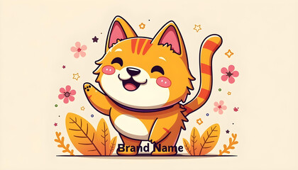 Fototapeta premium Cartoon mascot logo design