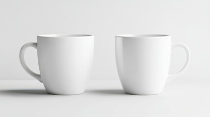 Obraz premium 2 Mug Cups Mockup