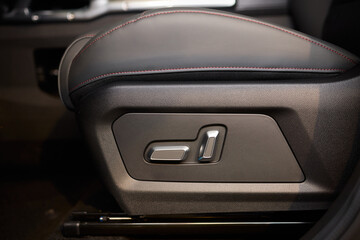 Explore the intricate functions of premium luxury car seat control buttons in detail