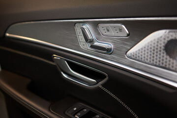 Explore the intricate functions of premium luxury car seat control buttons in detail