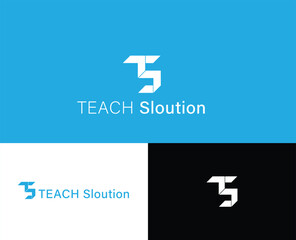 Fototapeta premium Tech Solution logo