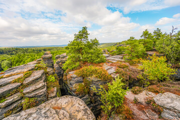 Cesko Svycarsko, Bohemian Switzerland - Tiske Steny on the North of Czech Republic