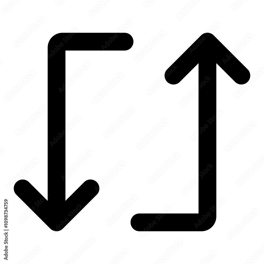 Poster Refresh icon vector. Green recycle vector icon symbol. Repeat and reload icons set and arrow rotation circle. Sync icon symbol convert button sign