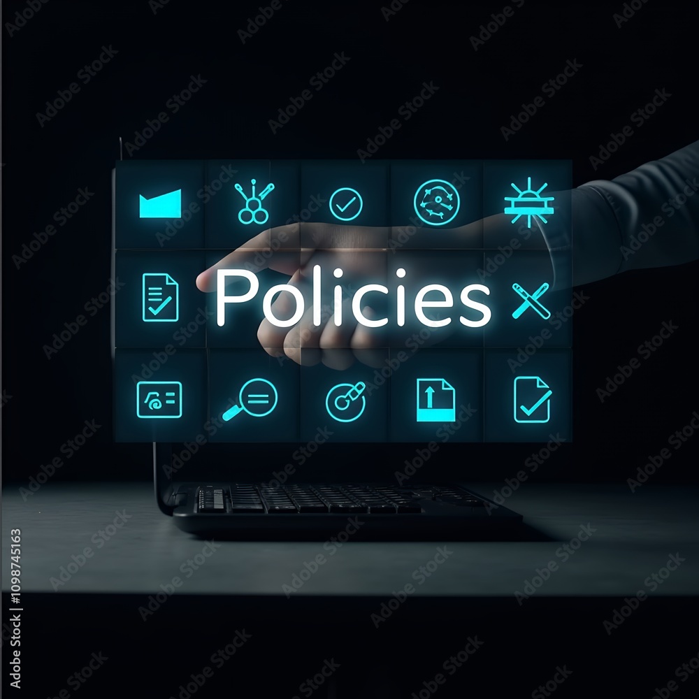 Poster comprehensive review of digital policy documentation and compliance concepts for effective governanc