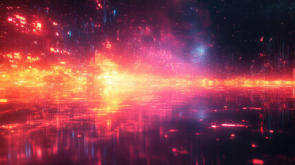 Fototapeta premium Abstract Energy Beam, Glowing Stream, Light Burst