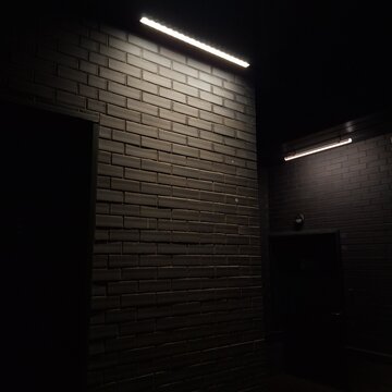 light on the wall