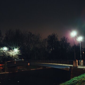 Bridge in the night