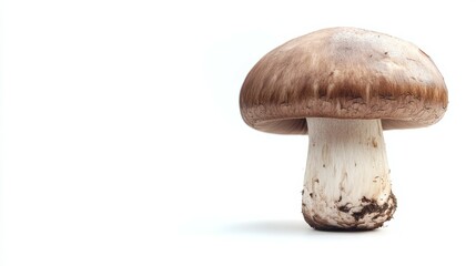 mushroom, champignon, isolated on white background, full depth of field