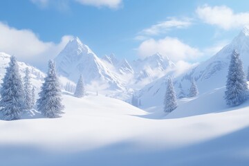 Obraz premium Laengental, Lenggries, Upper Bavaria, Germany, winter scene