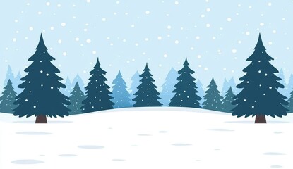 Obraz premium Winterwald, naturlandschaft hintergrund, textfreiraum
