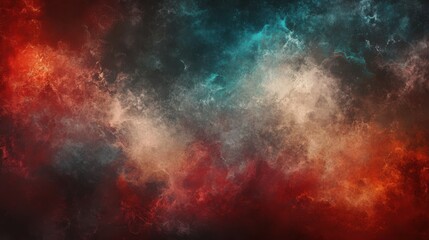 Fototapeta premium Digitally painted canvas backdrop featuring swirled colors, darker edges, and dynamic textures. Ideal for portrait, product, and concept photography.