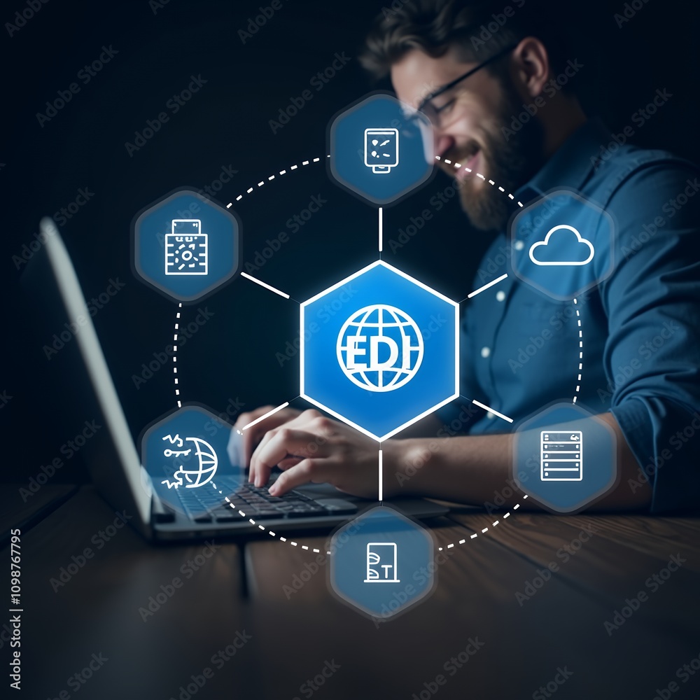 Poster understanding the concept of electronic data interchange (edi) in today's business environment: a co