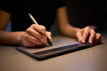Fototapeta premium Exploring the Art of Creative Digital Writing in a Modern and Inspiring Workspace