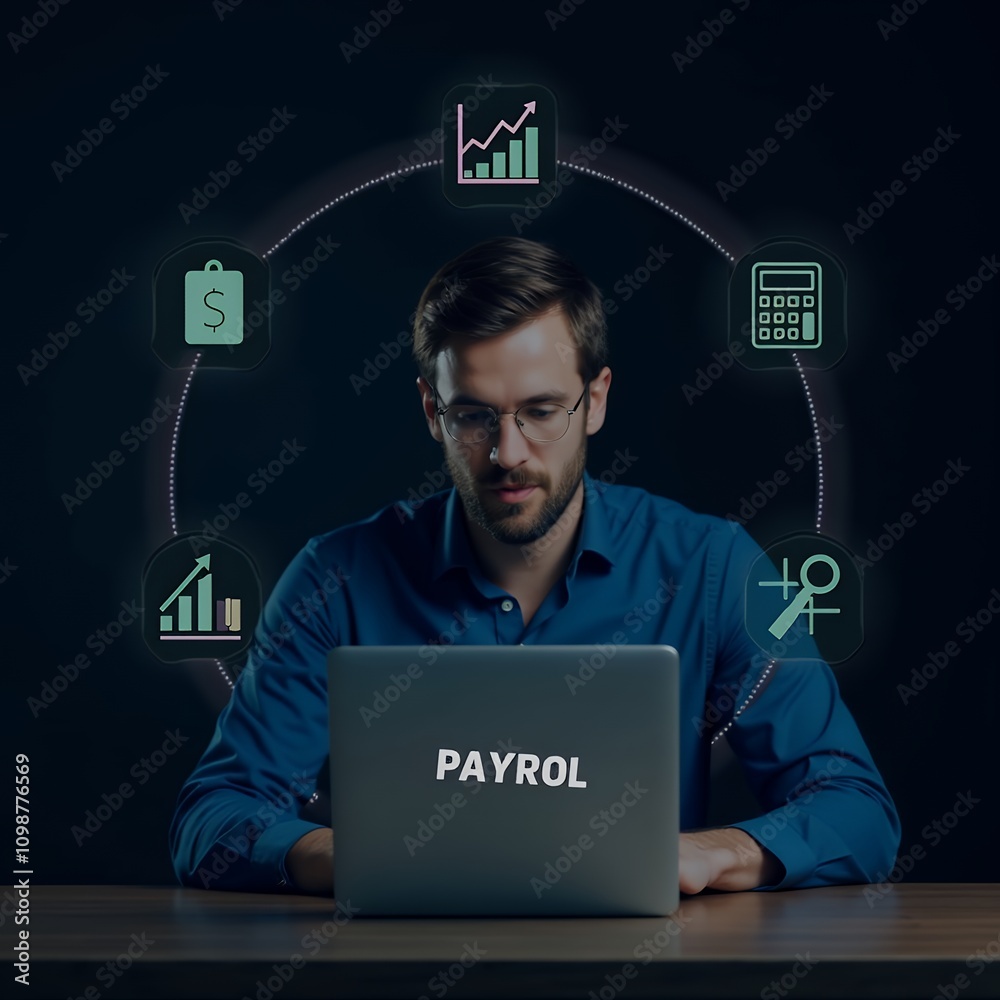 Poster Comprehensive Overview of Payroll Management and Financial Processing Systems for Enhanced Business Operations and Strategic Decision-Making