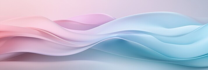 Obraz premium A colorful wave with pink, blue and purple colors