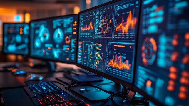 Multi-Screen Data Visualization System