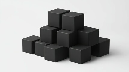 Naklejka premium Square Stickers Mockup