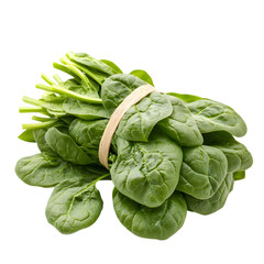Obraz premium Fresh Spinach Bunch Green Leafy Vegetable Healthy Food Organic Produce Farm to Table