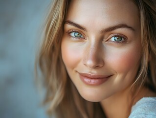 Fototapeta premium Happy attractive confident young adult or mid aged