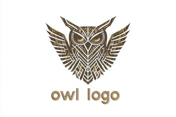 A stylized owl logo featuring intricate designs and bold colors.