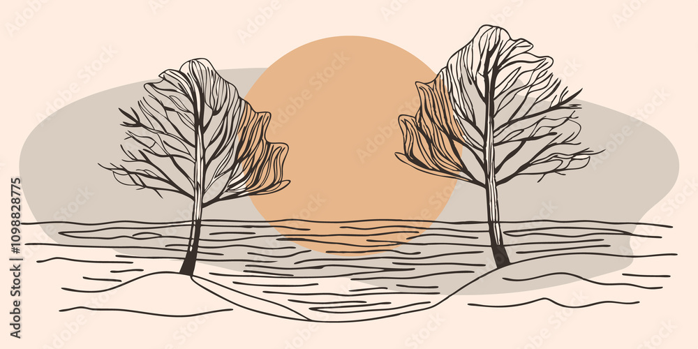 Poster waxing gibbous serenity the waxing gibbous moon casts a soft luminous light over the still waters. t