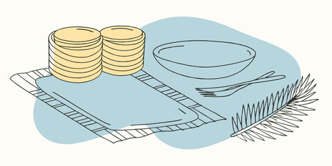 Handcrafted Utensils Ecofriendly utensils plates made from bamboo or palm leaves lend an artisanal touch to the picnic merging sustainability with aesthetics.