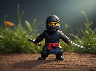 A warrior's journey in a clay realm begins, where the ninja must rely on stealth and strength