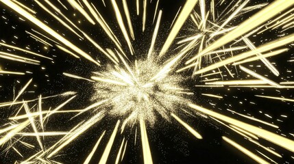 Obraz premium Colorful Fireworks Display in the Night Sky Celebrating a Festival Holiday