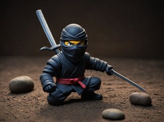 In a world of clay, the ninja must rely on his instincts to survive and complete his mission