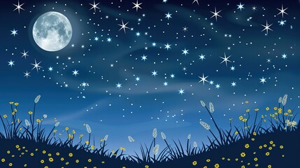 Fototapeta premium _stars_in_space_or_night_sky
