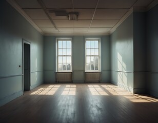 Obraz premium empty room with window