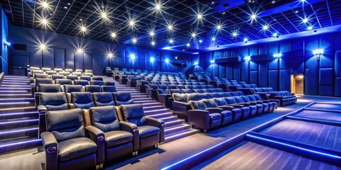 Obraz premium Luxurious Odeon Luxe Cinema in Leicester Square, perfect for film premiers and movie buffs, cinema
