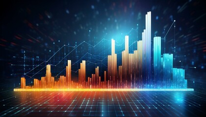 Fototapeta premium Use data visualization to drive business discussions. 