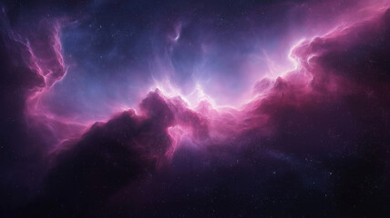Obraz premium Cosmic nebula with stars illuminating the night sky ideal for space theme designs