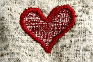 Single hand-drawn heart symbol on a white canvas, symbolizing care for National Family Caregivers Month.