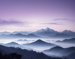 Fototapeta premium mountains in the morning