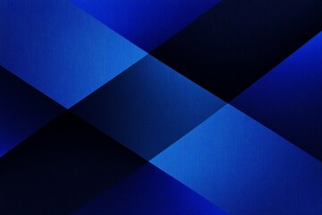 Obraz premium Geometric Pattern Background with Blue and Black Triangles, Modern Abstract Design with Smooth Textures and High Contrast